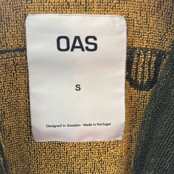 NWOT OAS Cuba Mezcal Terry Shirt Size Small - Picture 2 of 4